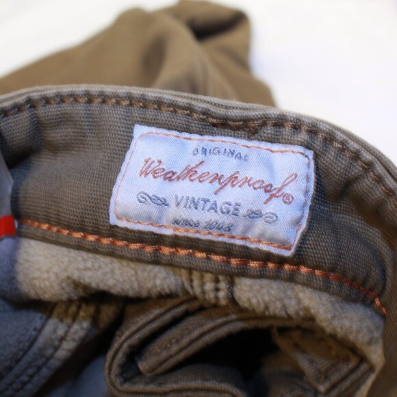 Weatherproof Vintage Reg Fit 36 x 30 Wheat Fleece Lined Stretch Canvas Pants - Picture 12 of 13